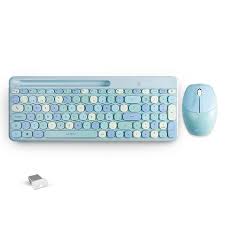 KIT TECLADO Y MOUSE INALAMBRICO ACTECK (AC-935197) CREATOR CHIC
MK470,RF USB,1600 DPI,110 TEC,AZUL