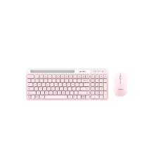 KIT TECLADO Y MOUSE INALAMBRICO ACTECK (AC-936279) SILK MK720,RF USB,BT,4000 DPI,100 TEC,ROSA