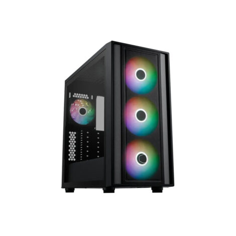 GABINETE COOLER MASTER (MB600-KGNN-S00) MASTERBOX 600,VIDRIO
TEMP,NEGRO,ARGB 3*FANS,ATX,MEDIA TORRE