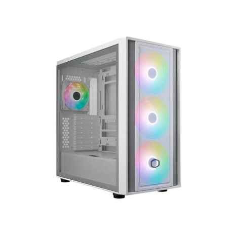 GABINETE COOLER MASTER (MB600-WGNN-S00) MASTERBOX 600 VIDRIO
TEMP,BLANCO,ARGB 3*FANS,ATX,MEDIA TORRE