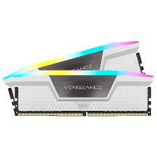MEMORIA DIMM DDR5 CORSAIR (CMH32GX5M2B5200C40W) 32GB (2X16GB)5200MHZ VENGEANCE RGB BLANCO