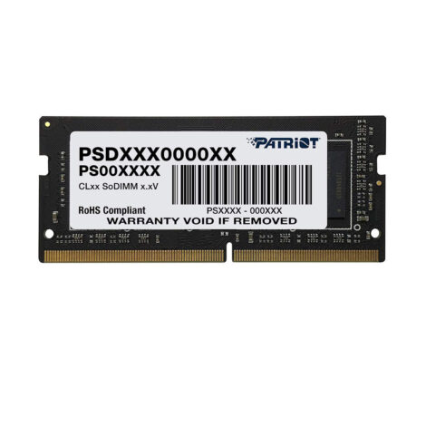 MEMORIA SODIMM DDR4 PATRIOT (PSD416G32002S) 16GB (1 X 16GB), 3200MHZ,
NON-ECC, CL22