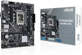 MOTHERBOARD ASUS (PRIME H610M-K D4) SOCKET 1700
12A,2*DDR4,HDMI,VGA,PCIE-4.0,MICRO ATX