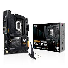 MOTHERBOARD ASUS (TUF GAMING B760-PLUS WIFI) SOCKET 1700
13A,4*DDR5,HDMI,DP,PCIE-5.0,WIFI6,ATX