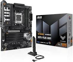 MOTHERBOARD ASUS (TUF GAMING X870-PLUS WIFI)SOCKET AM5,4*DDR5,HDMI,2
USB4,PCI-E 5.0,WIFI7,ATX