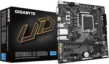 MOTHERBOARD GIGABYTE (B760M H DDR4) SOCKET 1700, 2*DDR4 3200MHZ,
HDMI, VGA, MICRO ATX