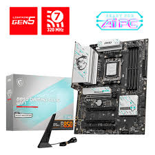 MOTHERBOARD MSI (B850 GAMING PLUS WIFI) SOCKET AM5, 4*DDR5 8200 MHZ,
DP, 3*M.2, ATX