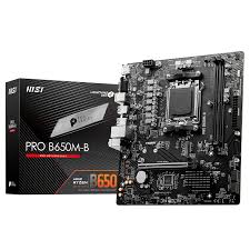 MOTHERBOARD MSI (PRO B650M-B) SOCKET AM5, 2*DDR5 6800, 1*HDMI, 1*VGA,
1*M.2, MICRO ATX