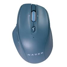 MOUSE INALAMBRICO NACEB (NA-0139A) DUAL MODE, USB 2.4, BLUETOOTH,1600DPI,5*BOTONES+RUEDA,AZUL
