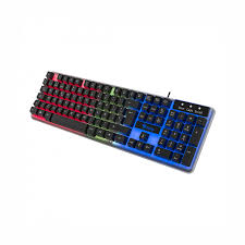 TECLADO ALAMBRICO STYLOS (STTEALLED1T) 105 TECLAS, MEMBRANA, USB,LED, TRANSPARENTE