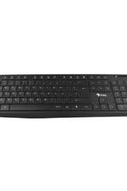 TECLADO INALAMBRICO STYLOS (STPTEC4B) 105 TECLAS, MEMBRANA, USB,
CONEXION 2.4GHZ, NEGRO
