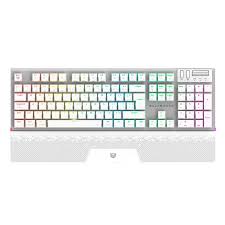 TECLADO MECANICO BALAM RUSH (BR-940399) DOMINATE EXPERT GK979L,
SWITCH RED, 105 TECLAS, RGB, BLANCO