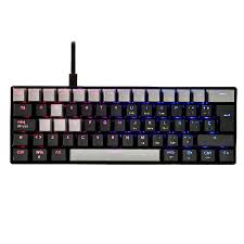 TECLADO MECANICO NACEB (NA-0968) BLACK VIPER,MECANICO,60%,SWITCH
RED,7 COLORES,ANTIGHOST,NEGRO/GRIS