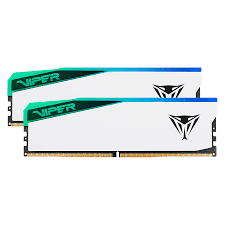 MEMORIA DIMM DDR5 PATRIOT (PVER532G60C30KW) VIPER ELITE 5,32GB
(2X16GB) RGB, 6000MHZ, WHITE,CL30