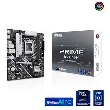 MOTHERBOARD ASUS (PRIME B860M-K) SOCKET 1851,2*DDR5,HDMI,DP,PCIE-5.0,MICRO ATX
